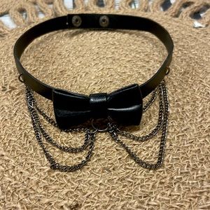 Bow Tie/Chain choker
